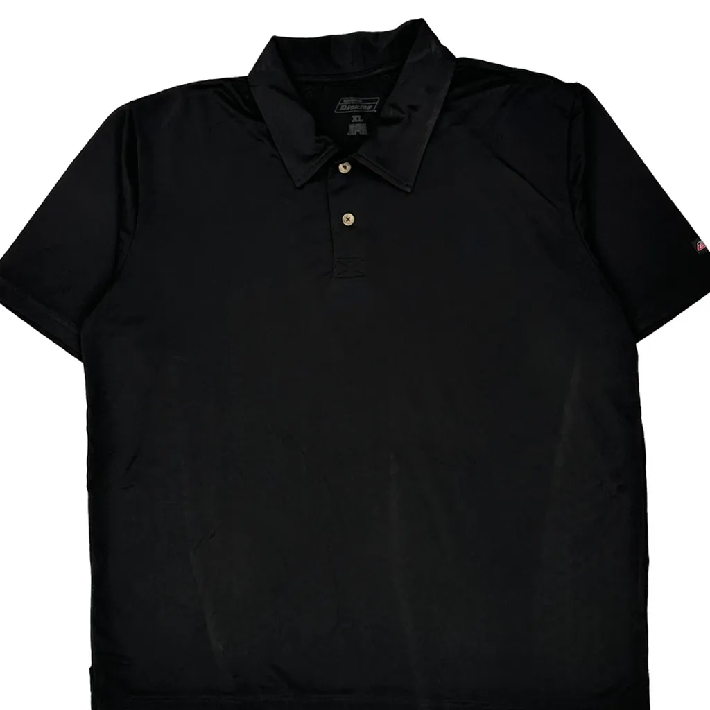 Dickies Polo Shirt - XL Black Cotton - Image 5