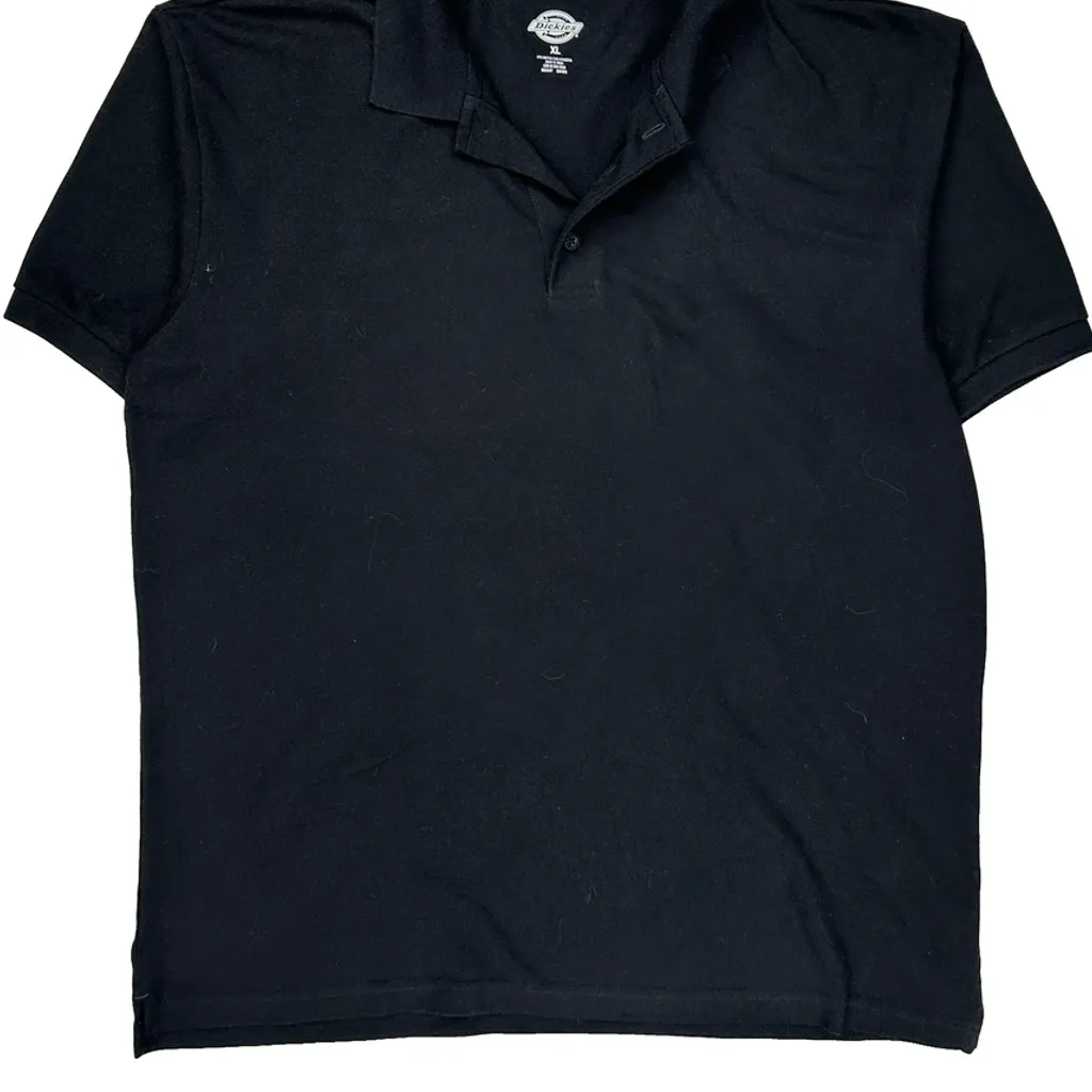 Dickies Polo Shirt - XL Black Cotton Blend - Image 4