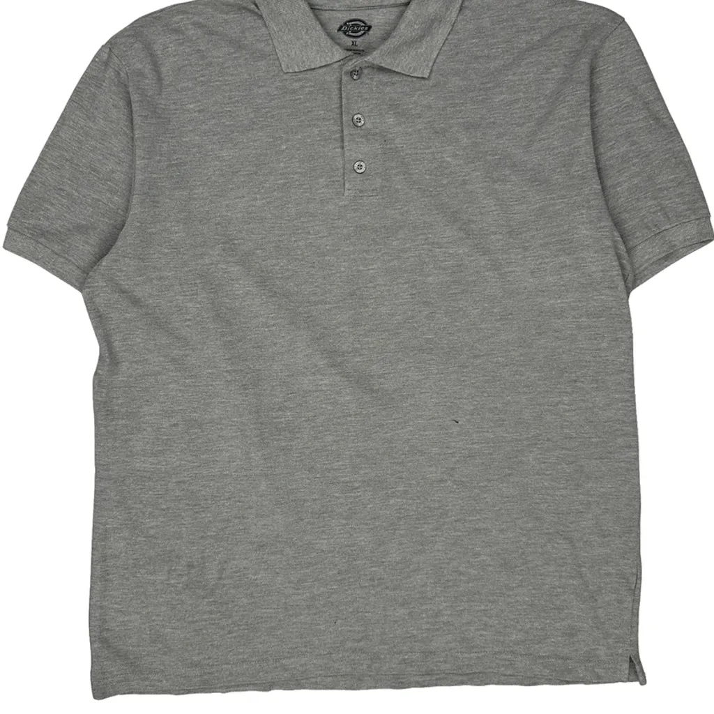 Dickies Polo Shirt - XL Grey Cotton Blend - Image 4