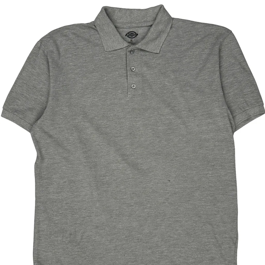 Dickies Polo Shirt - XL Grey Cotton Blend - Image 5