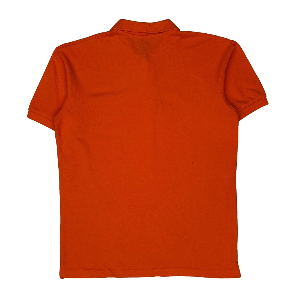 Dickies Polo Shirt - Medium Orange Cotton Blend - Image 2