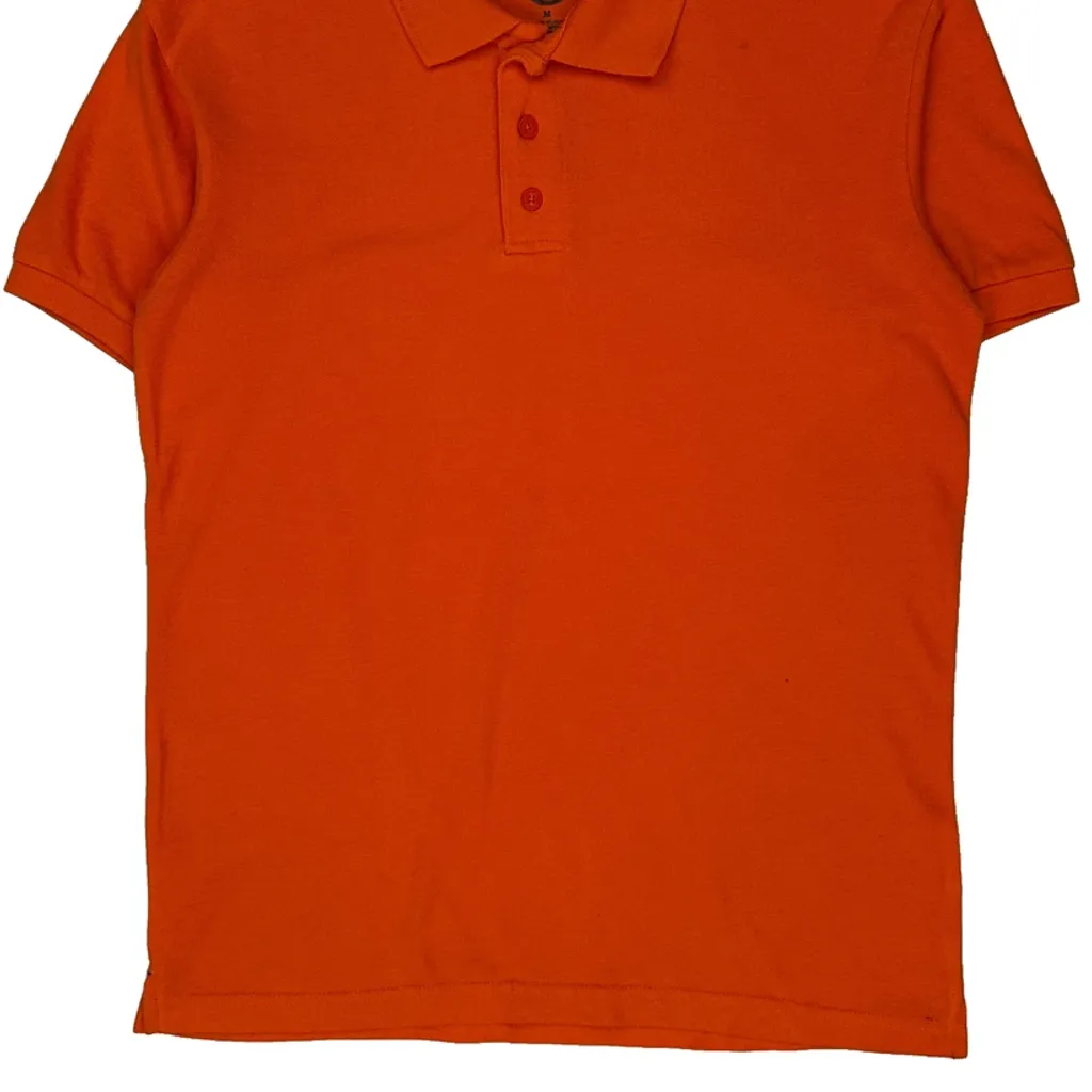 Dickies Polo Shirt - Medium Orange Cotton Blend - Image 4