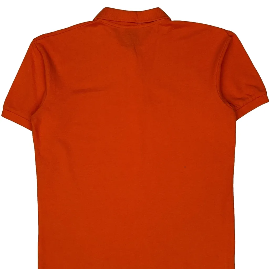 Dickies Polo Shirt - Medium Orange Cotton Blend - Image 6