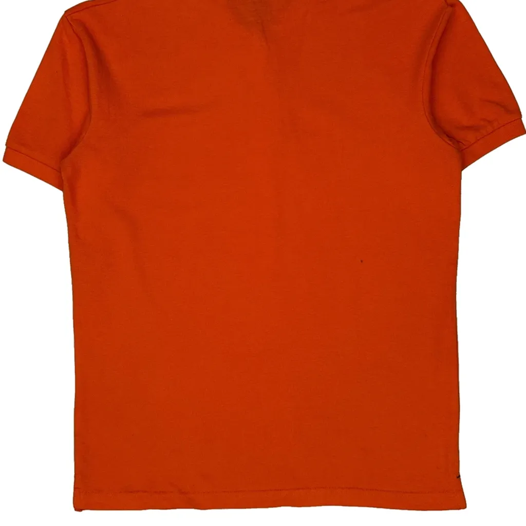 Dickies Polo Shirt - Medium Orange Cotton Blend - Image 7
