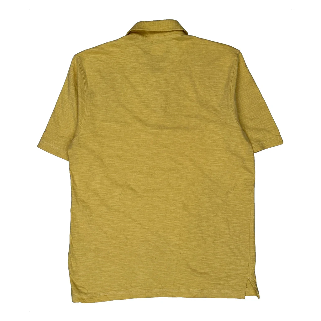 Dickies Polo Shirt - Medium Yellow Cotton - Image 2