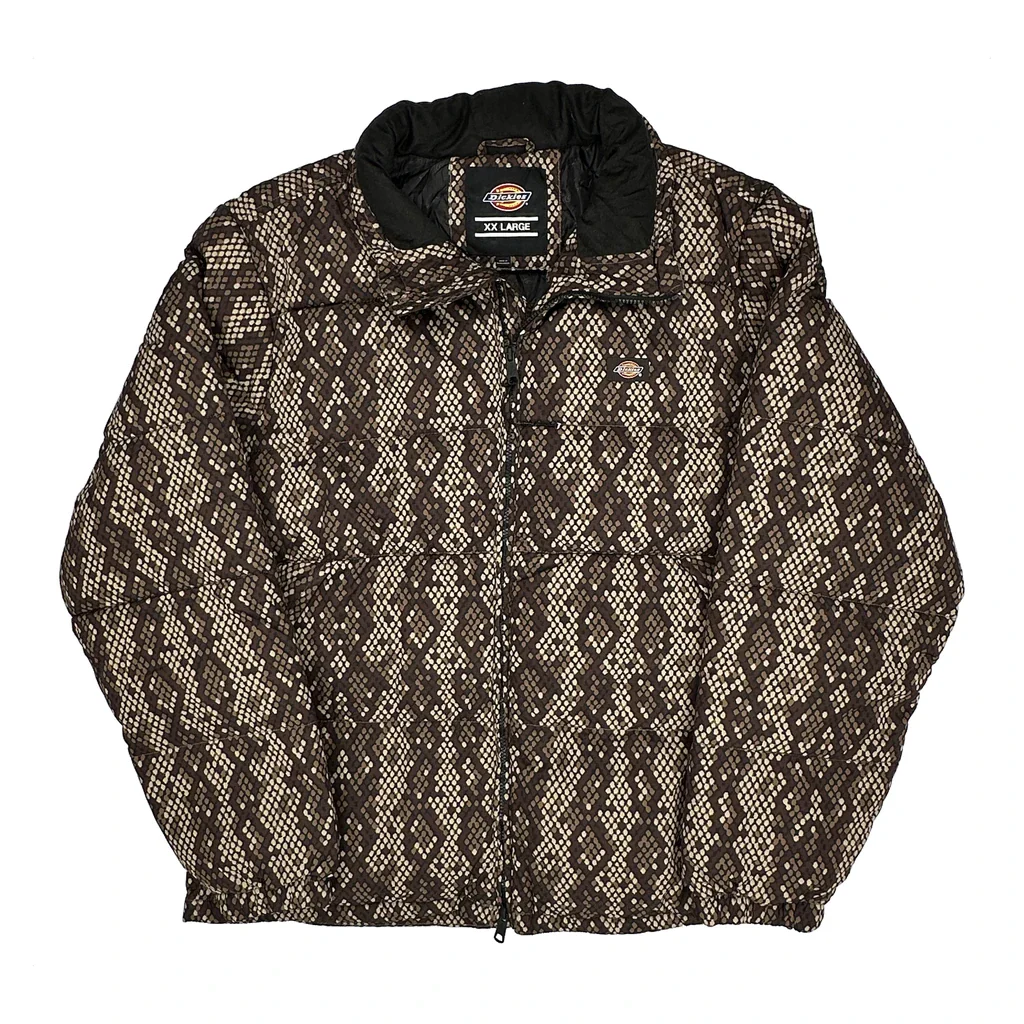 Dickies Digital Camo Puffer - 2XL Brown Polyester