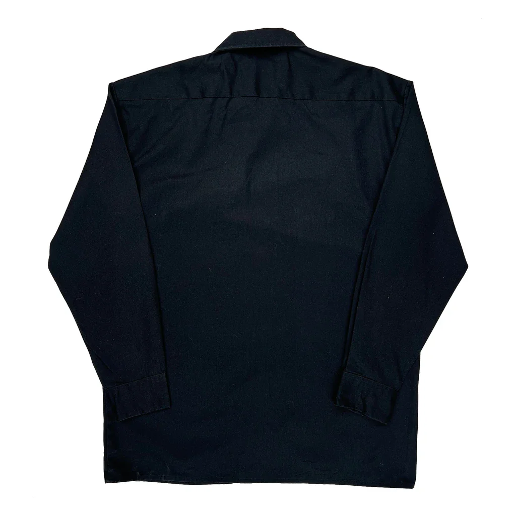 Dickies Shirt - Medium Black Polyester Blend - Image 2