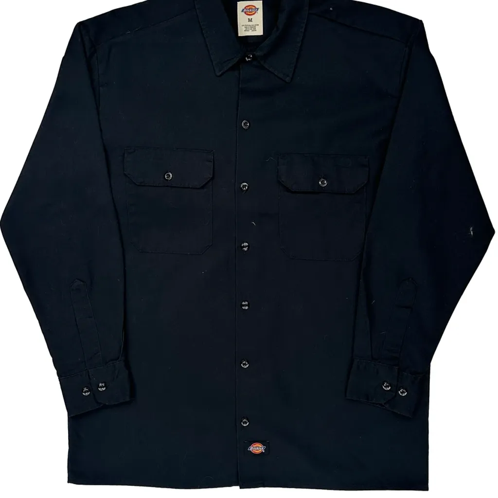 Dickies Shirt - Medium Black Cotton - Image 5