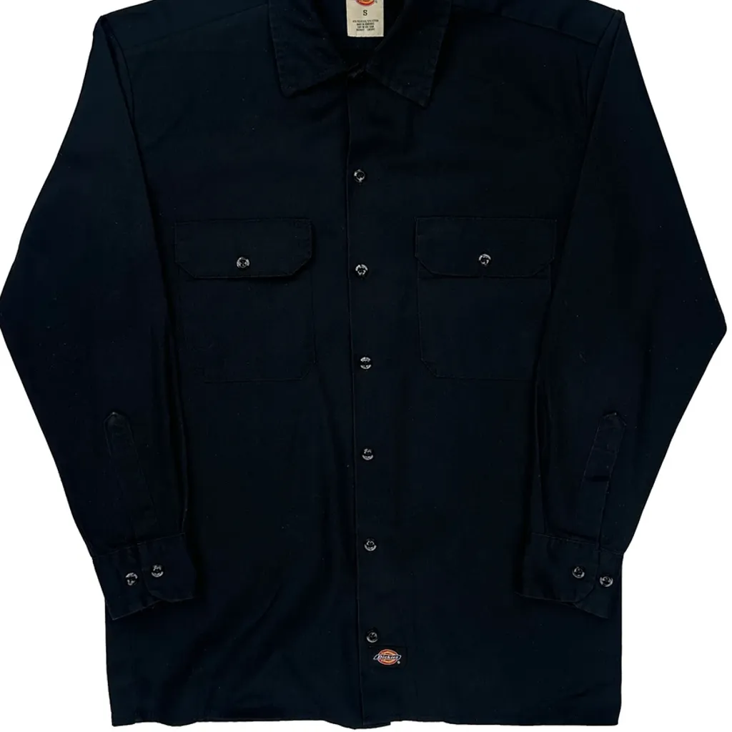 Dickies Shirt - Small Black Polyester Blend - Image 4
