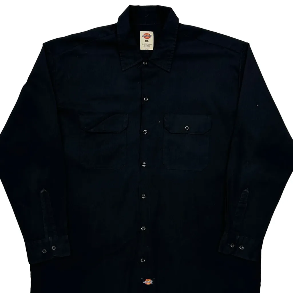 Dickies Shirt - XL Black Polyester Blend - Image 4