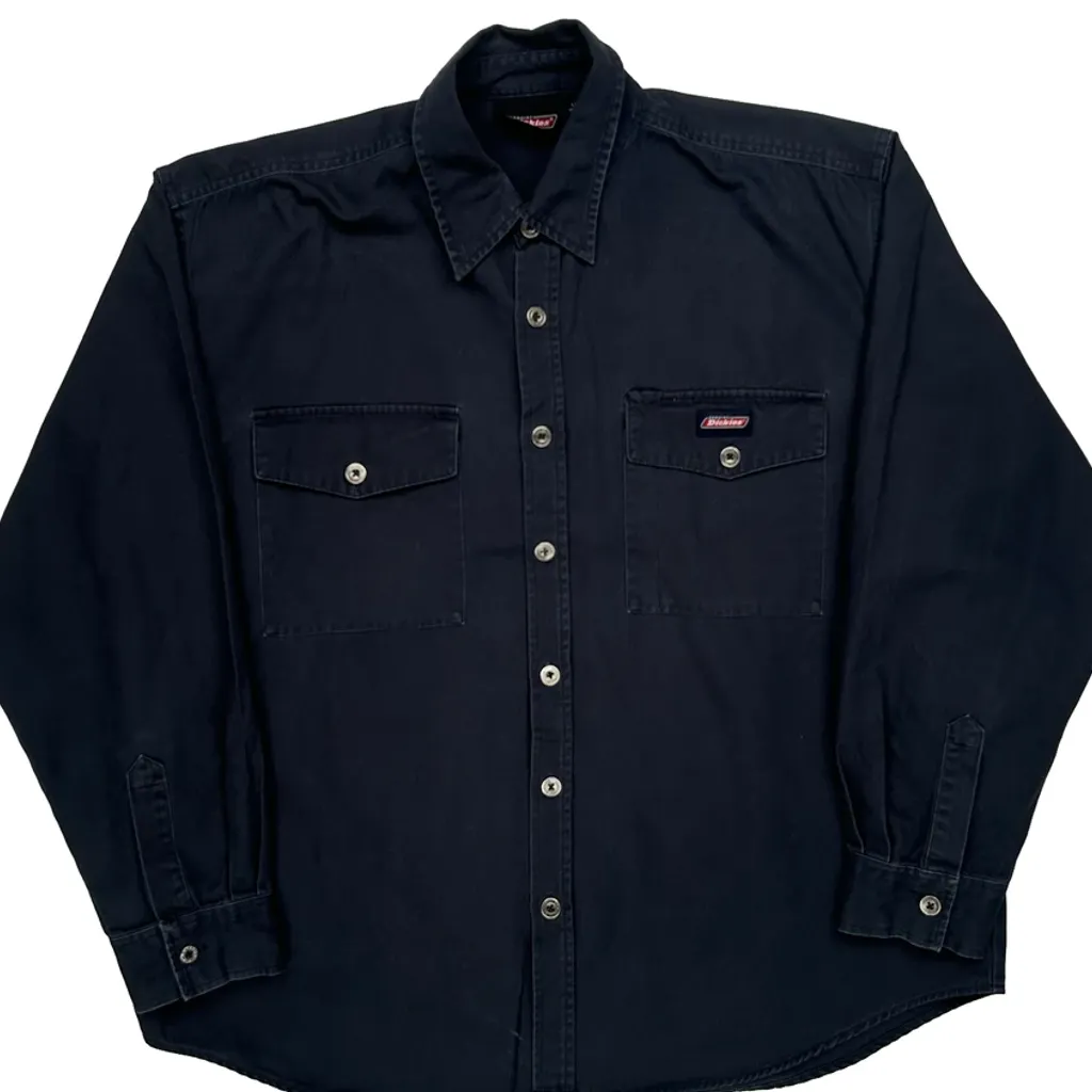 Dickies Shirt - XL Black Cotton Blend - Image 6