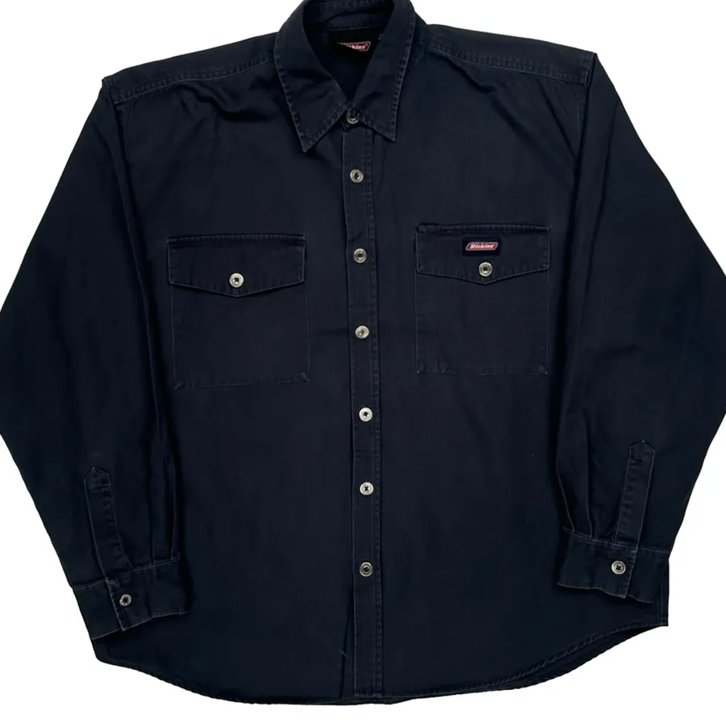 Dickies Shirt - XL Black Cotton Blend - Image 7