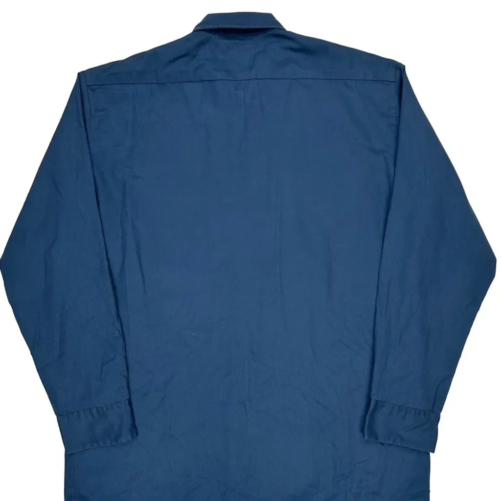 Dickies Tall Shirt - Large Blue Polyester Blend - Image 6