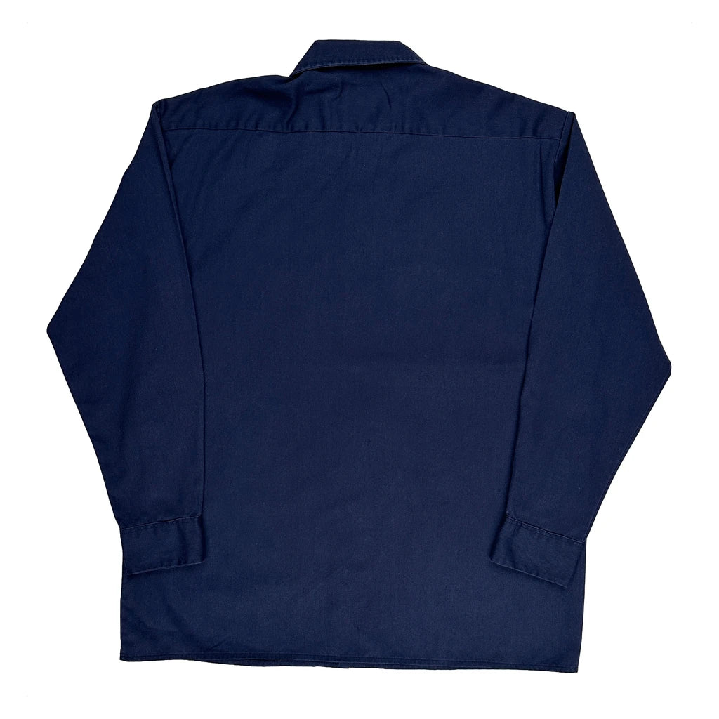 Dickies Shirt - Large Blue Polyester Blend - Image 2