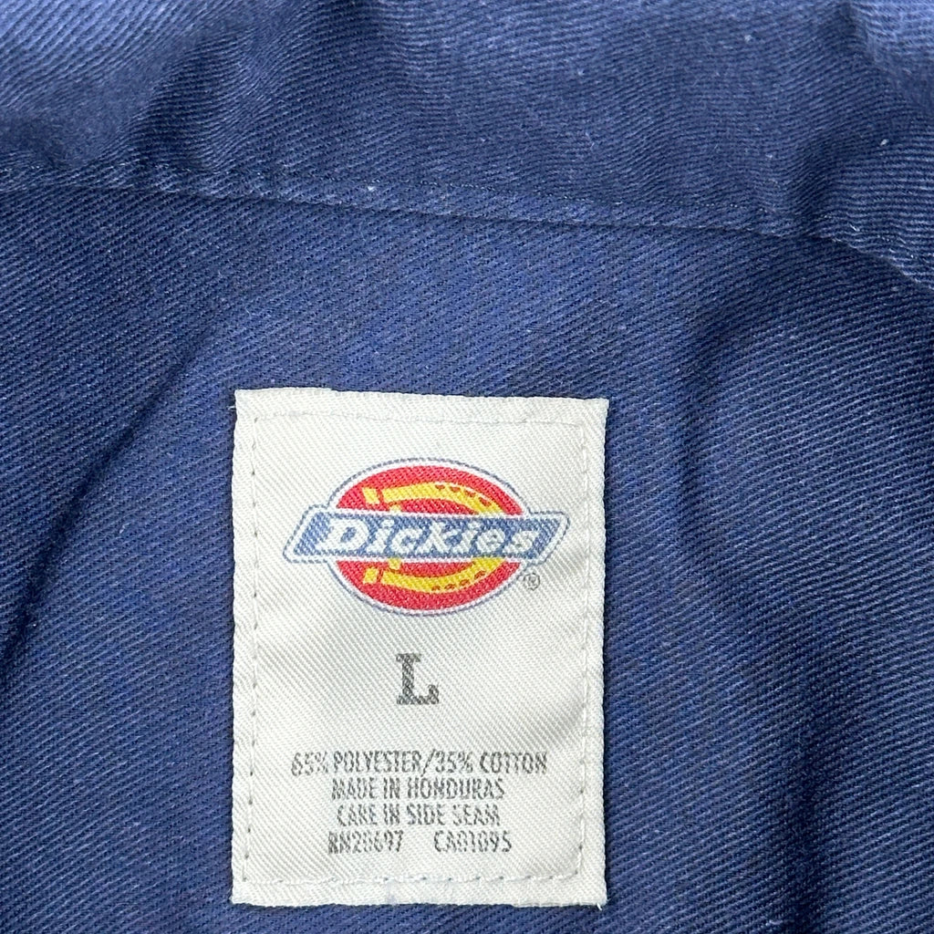 Dickies Shirt - Large Blue Polyester Blend - Image 3