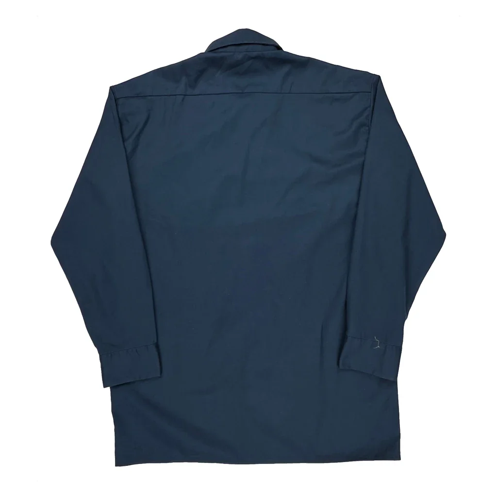 Dickies Shirt - Medium Blue Polyester Blend - Image 2