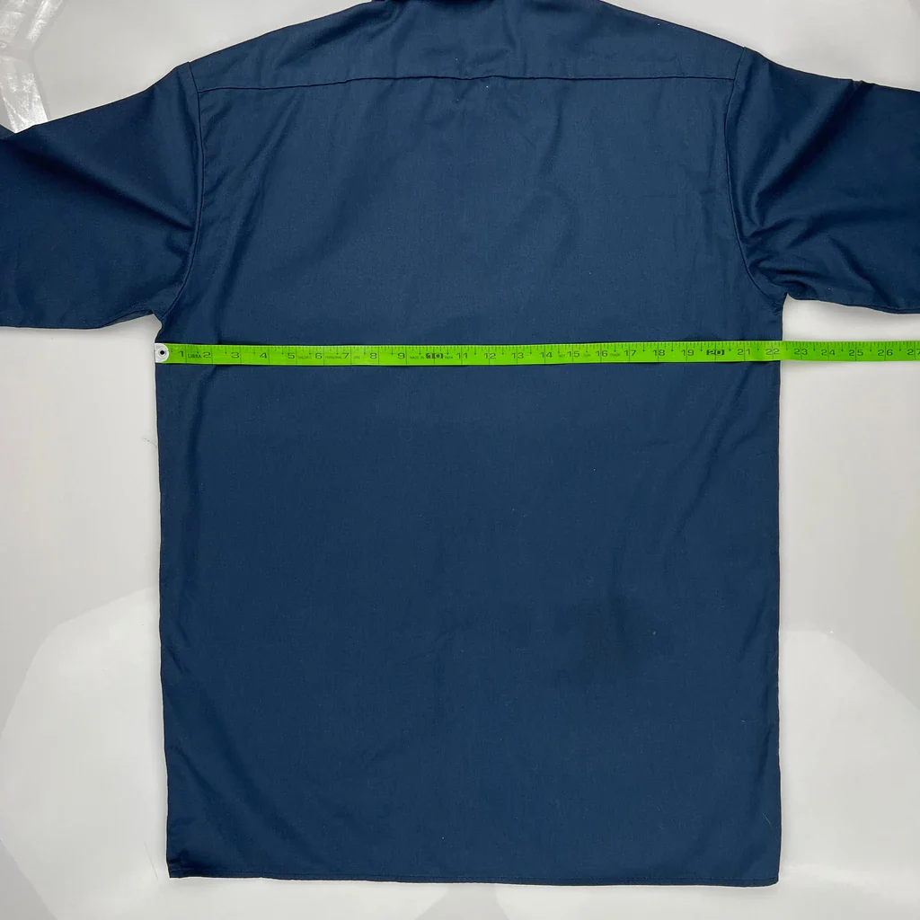Dickies Shirt - Medium Blue Polyester Blend - Image 3