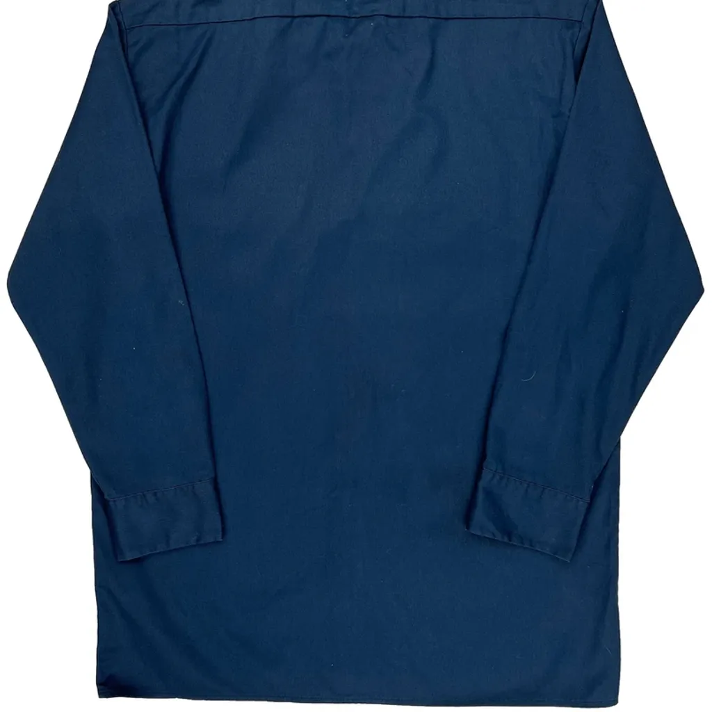 Dickies Shirt - Medium Blue Polyester Blend - Image 8