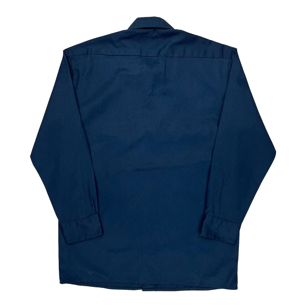 Dickies Shirt - Medium Blue Polyester Blend - Image 2