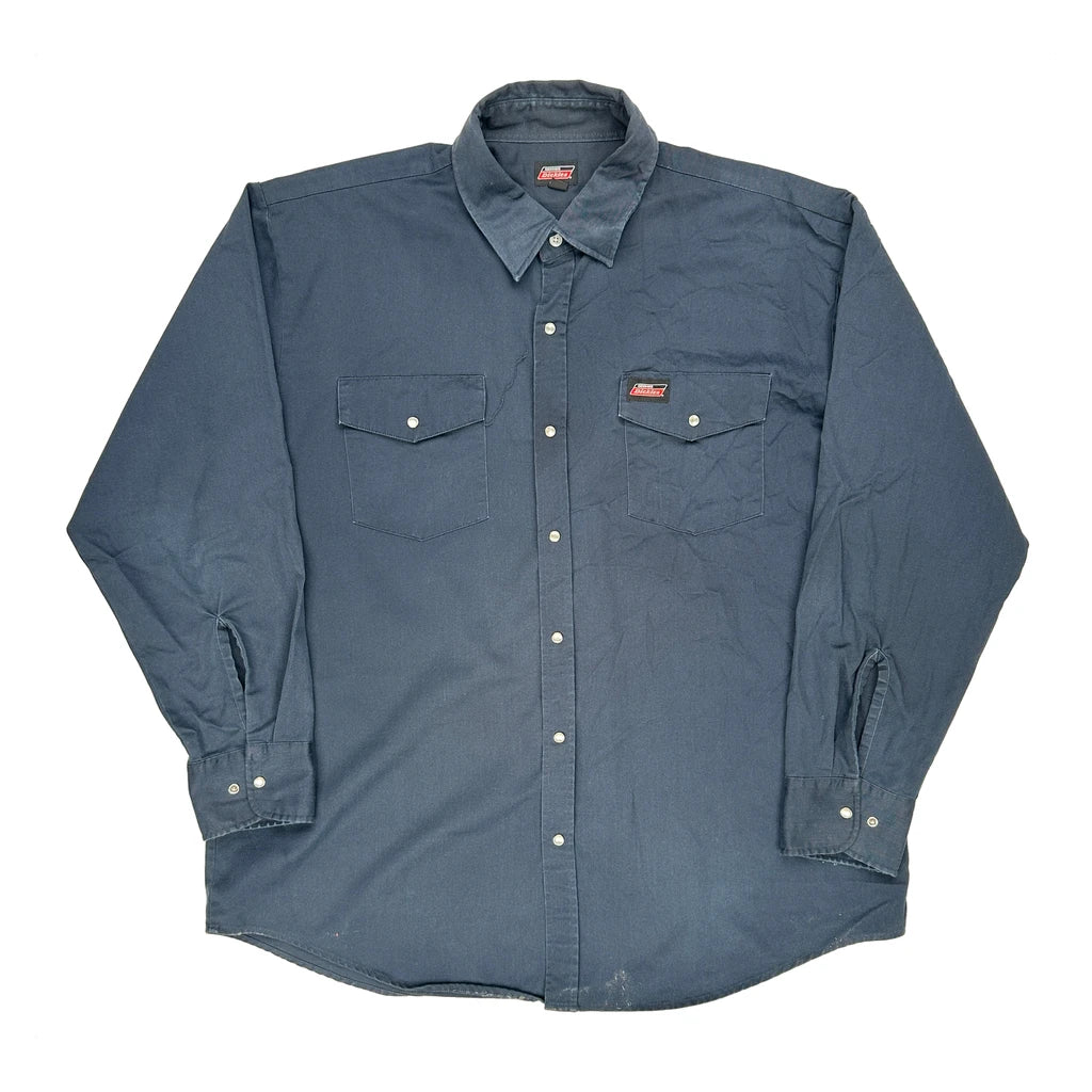 Dickies Shirt - XL Blue Cotton