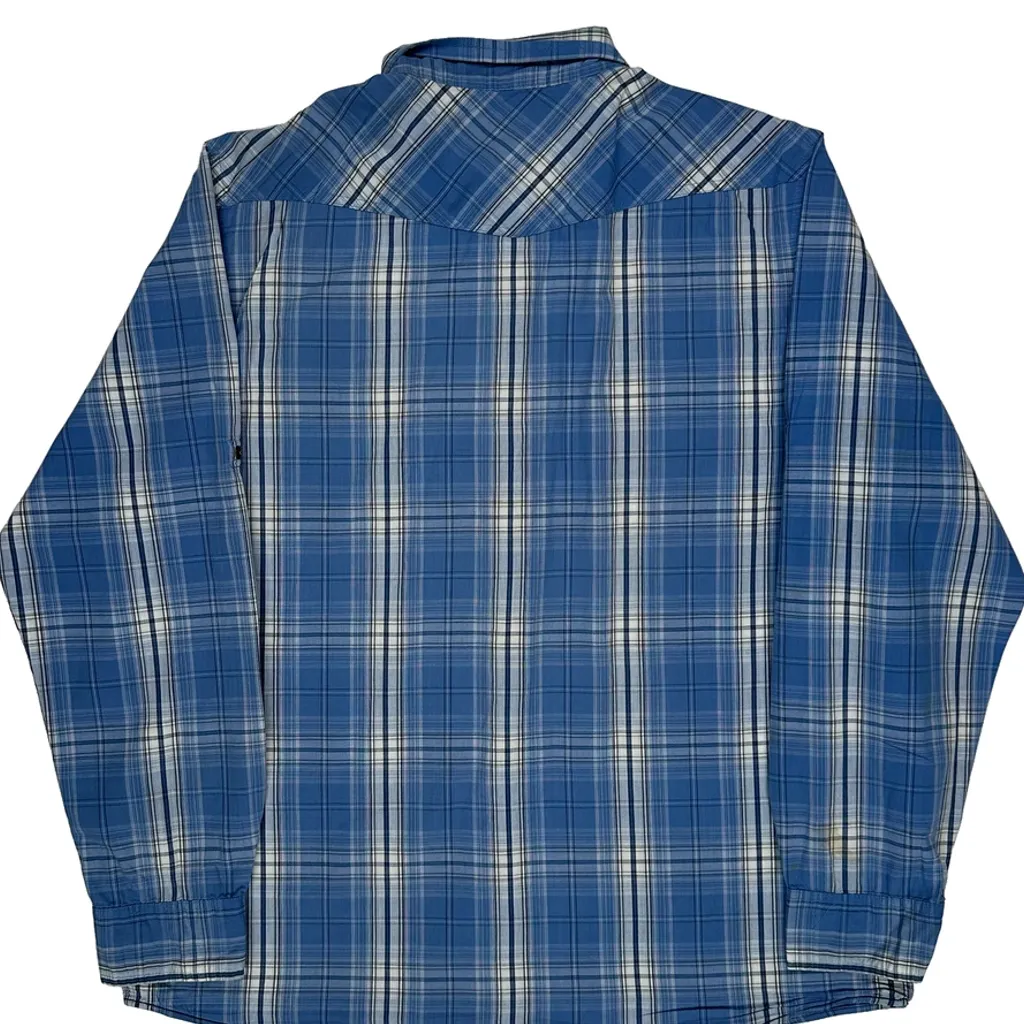 Dickies Checked Shirt - 2XL Blue Cotton - Image 6