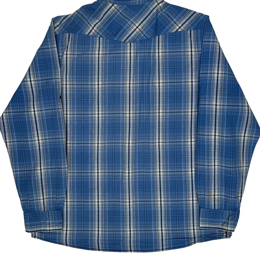 Dickies Checked Shirt - 2XL Blue Cotton - Image 7