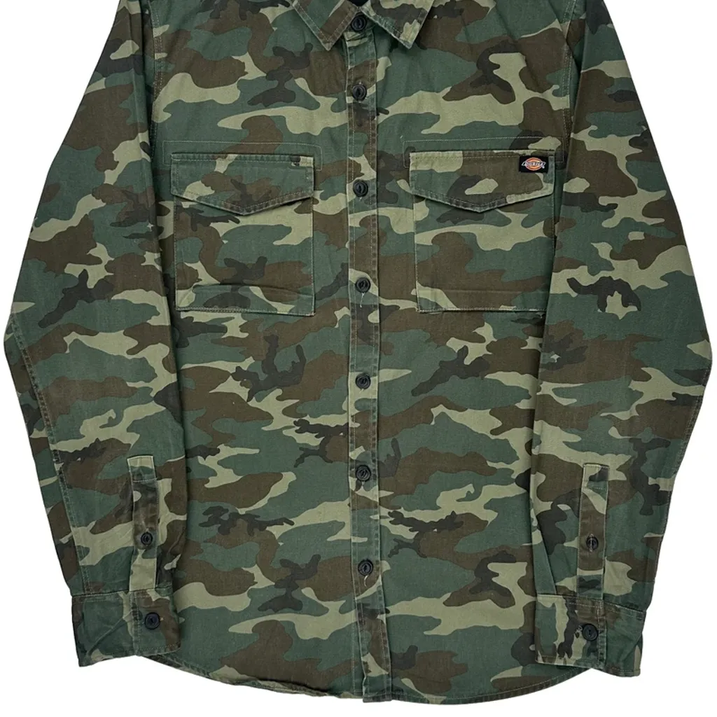 Dickies Camo Shirt - Large Camo Cotton - Image 4