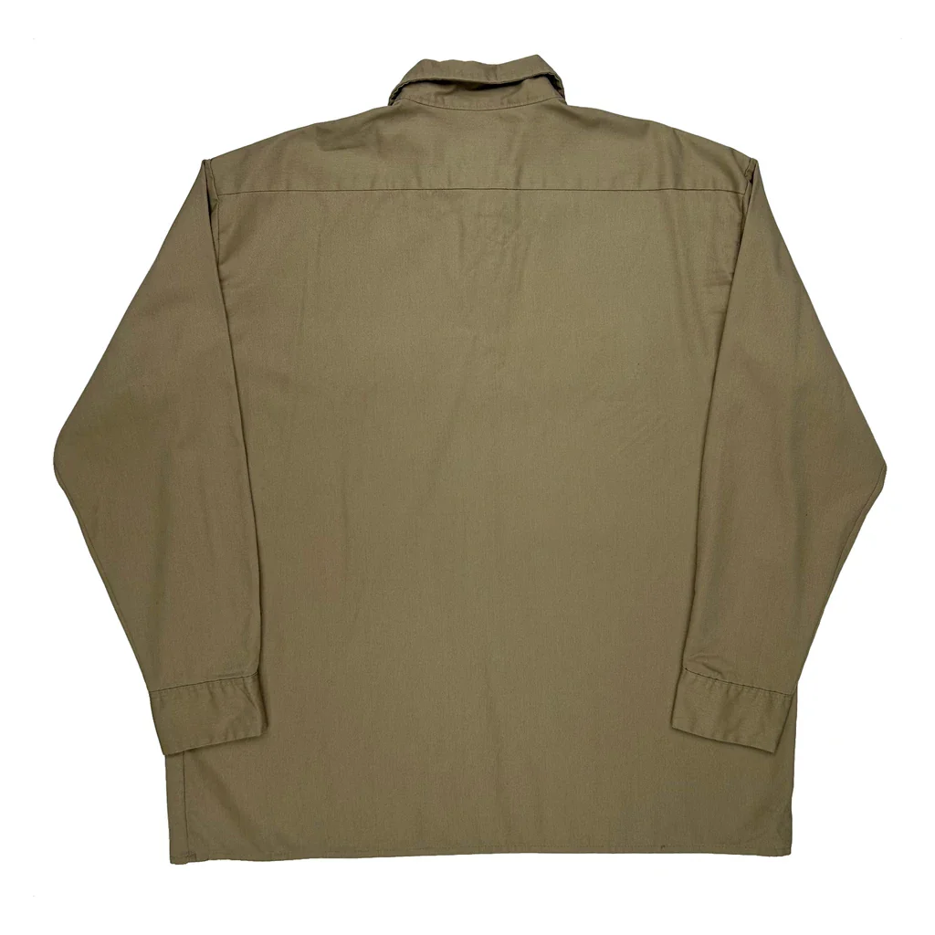 Dickies Shirt - XL Khaki Polyester Blend - Image 2