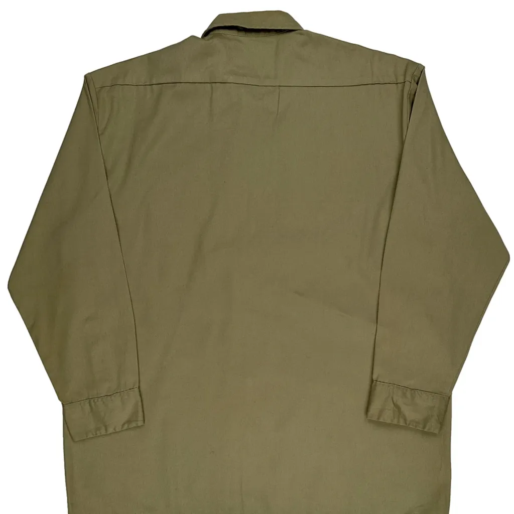 Dickies Shirt - XL Khaki Cotton - Image 7
