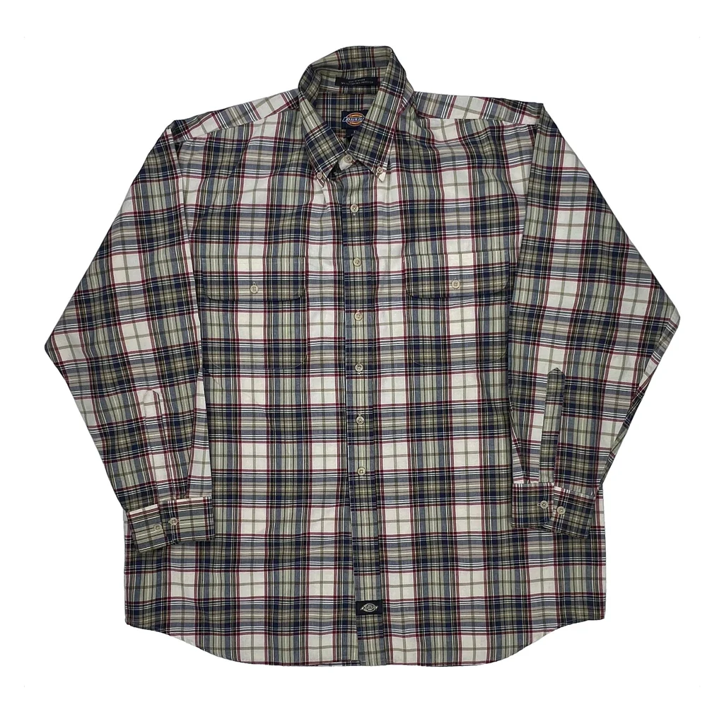 Dickies Checked Shirt - XL Multicoloured Cotton Blend