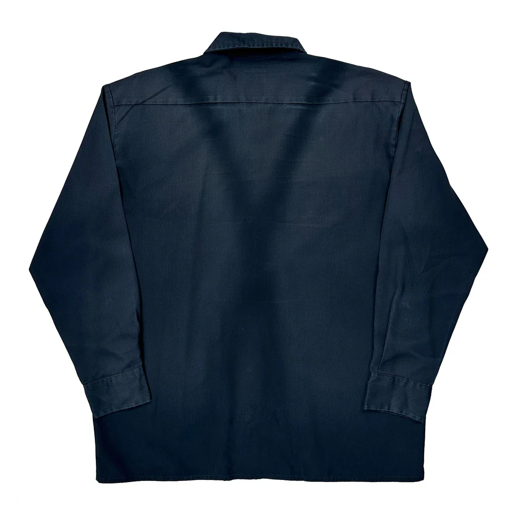 Dickies Shirt - Large Navy Cotton Blend - Image 2