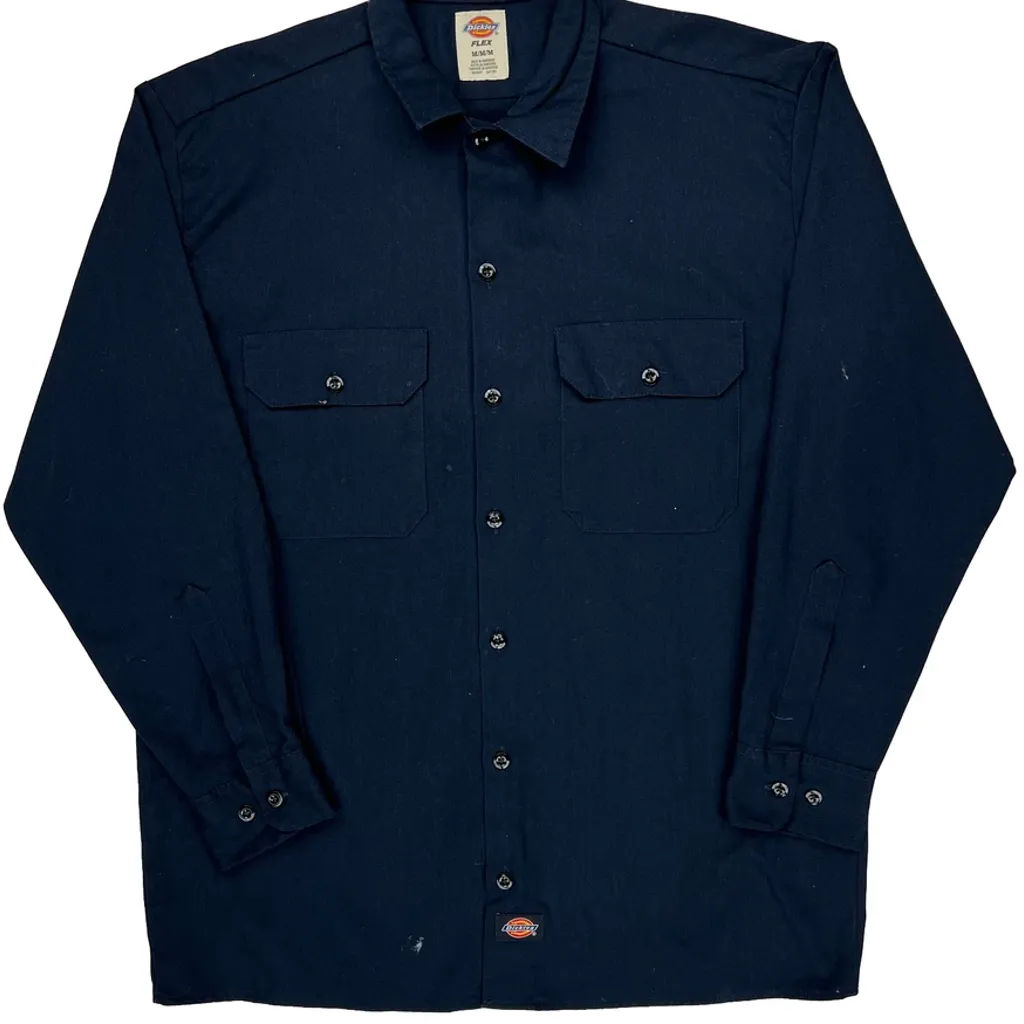 Dickies Shirt - Medium Navy Cotton - Image 5