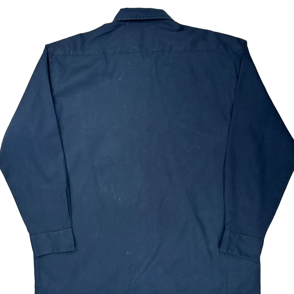 Dickies Shirt - XL Navy Cotton Blend - Image 7