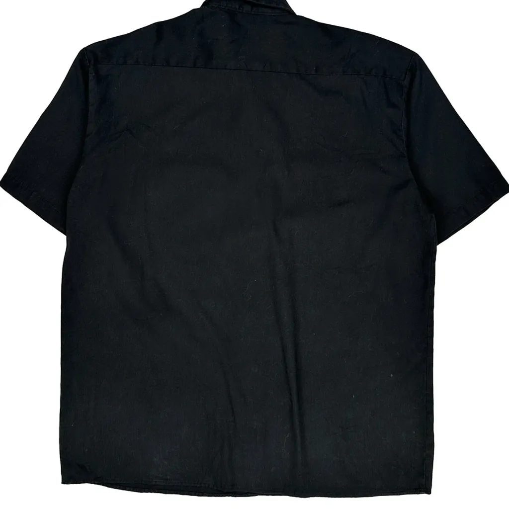 Dickies Short Sleeve Shirt - Large Black Polyester Blend - Image 7