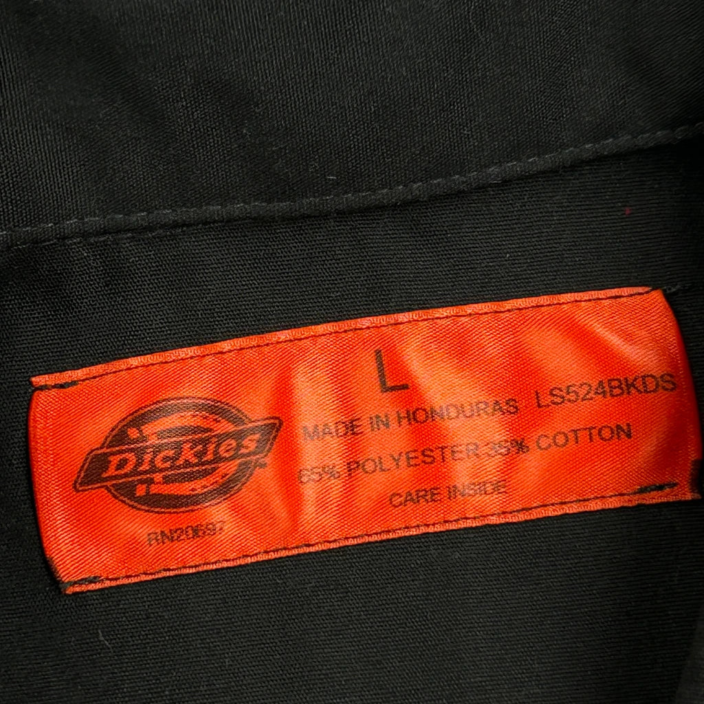 Dickies Graphic Short Sleeve Shirt - Large Black Cotton - Image 3