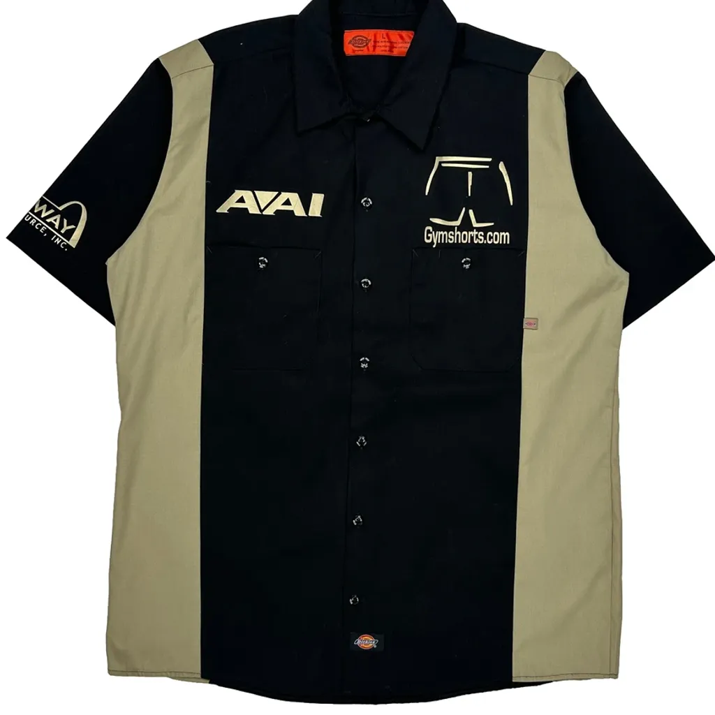 Dickies Graphic Short Sleeve Shirt - Large Black Cotton - Image 5