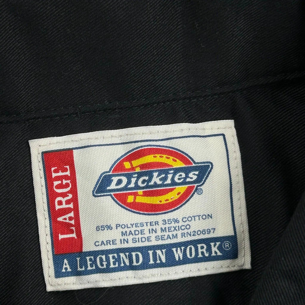 Dickies Short Sleeve Shirt - Large Black Cotton - Image 3