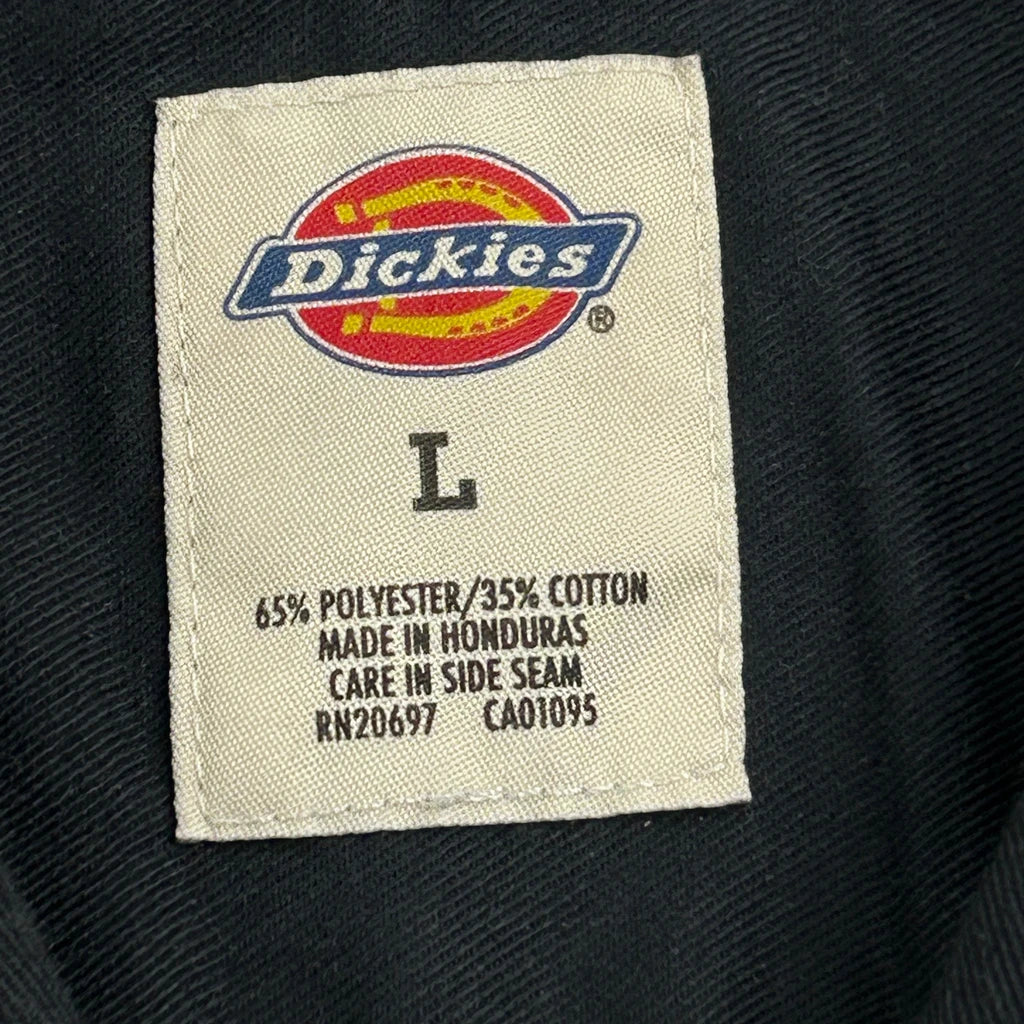 Dickies Short Sleeve Shirt - Large Black Polyester Blend - Image 3