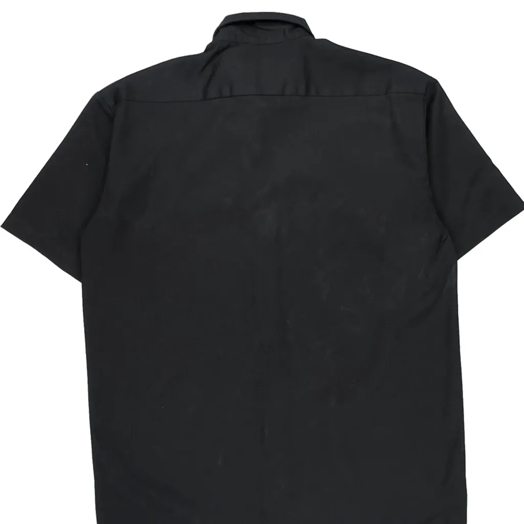 Dickies Short Sleeve Shirt - Large Black Polyester Blend - Image 6