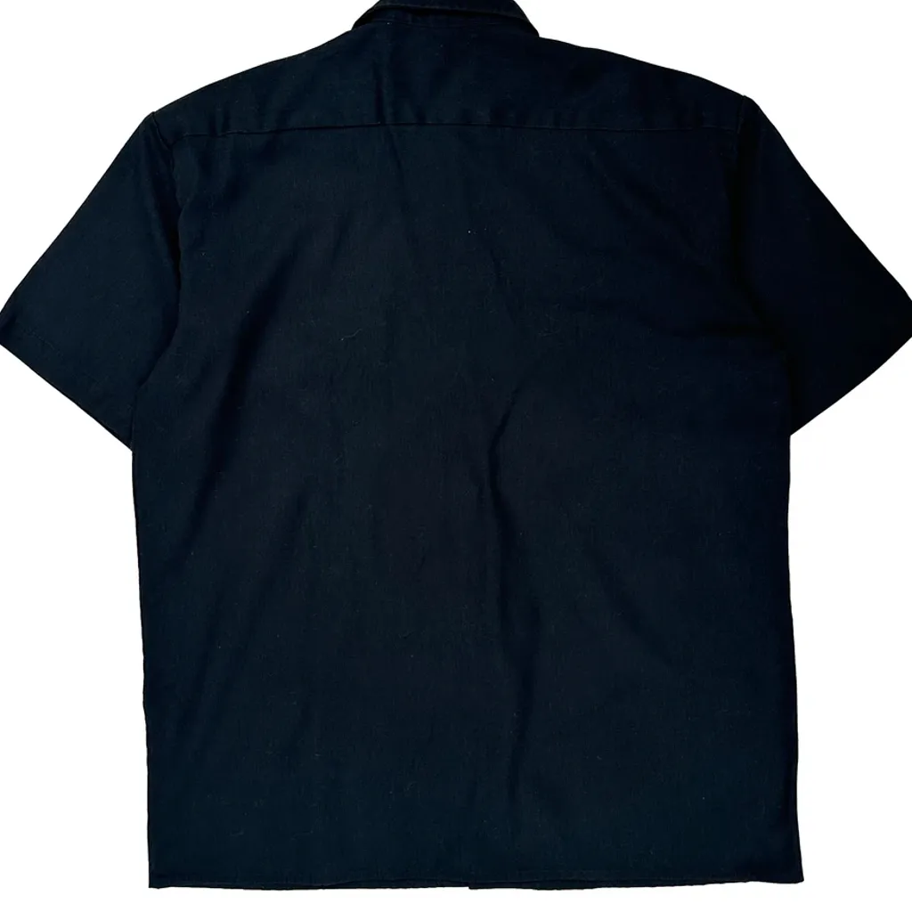Dickies Short Sleeve Shirt - Large Black Cotton - Image 6