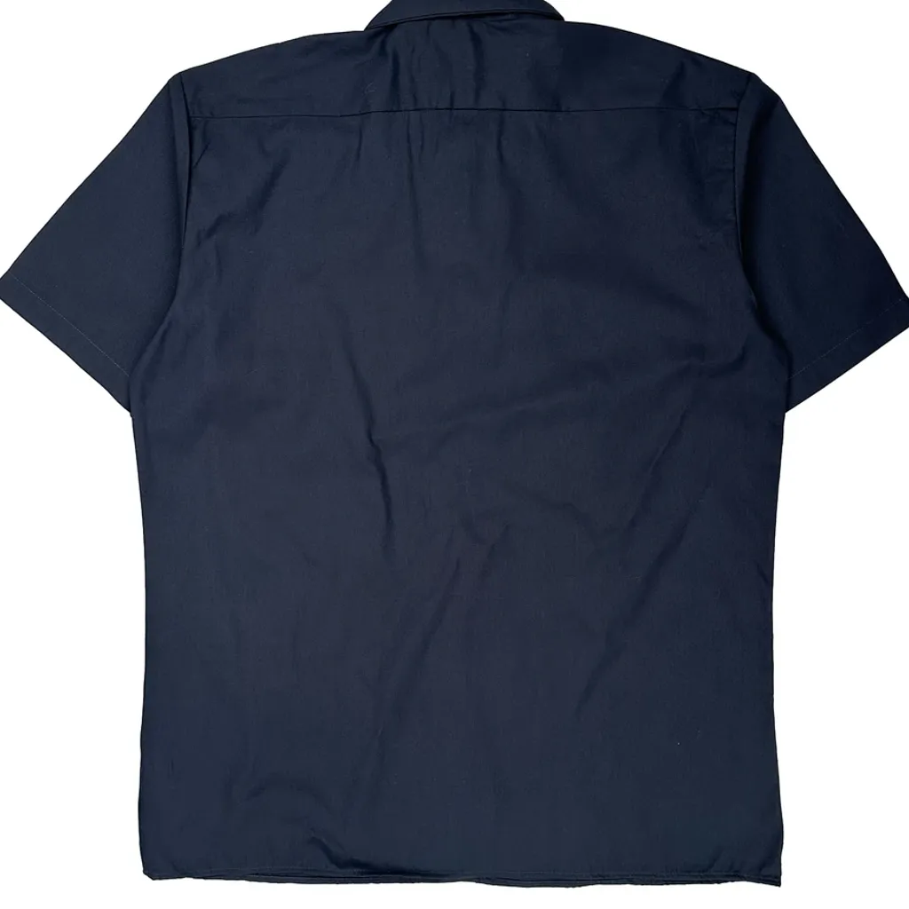 Dickies Short Sleeve Shirt - Large Black Polyester Blend - Image 6