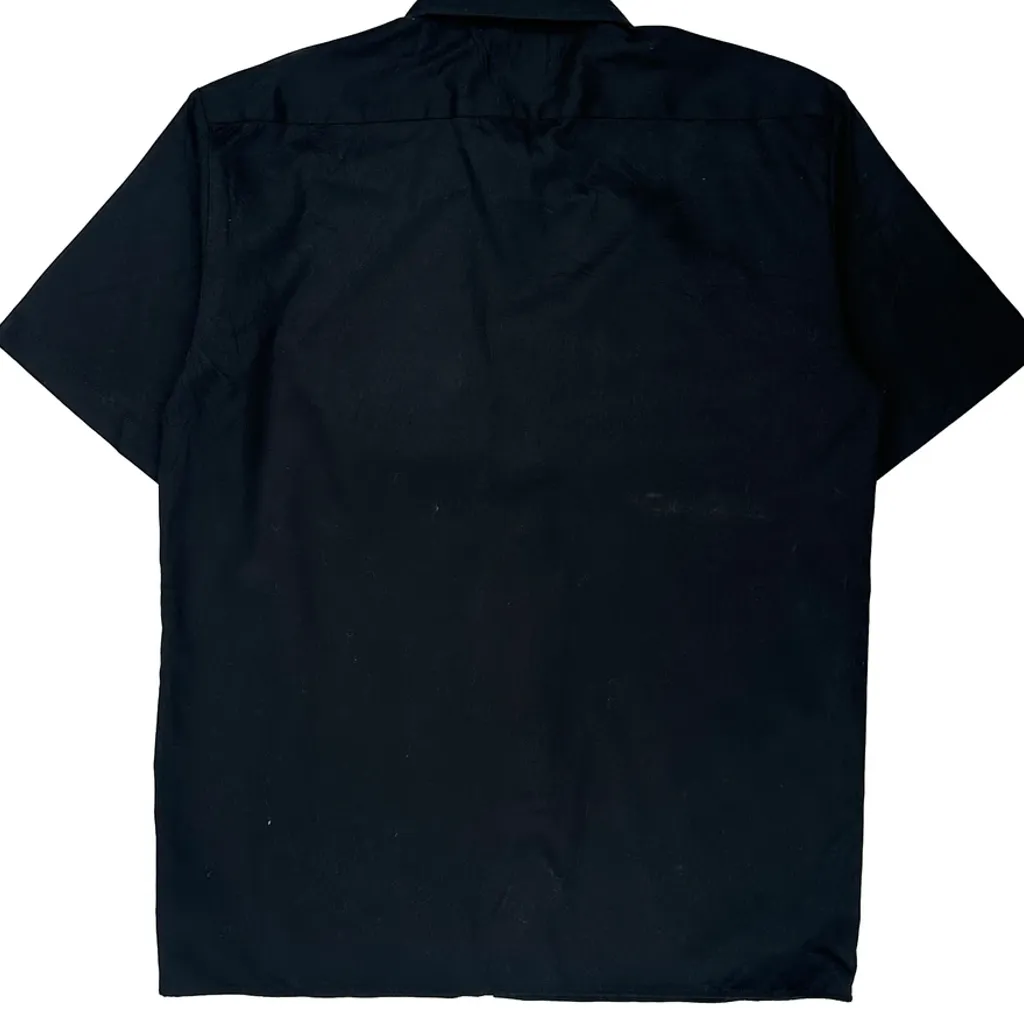 Dickies Short Sleeve Shirt - Medium Black Cotton Blend - Image 6