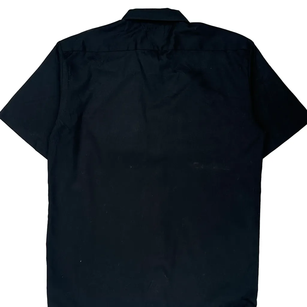 Dickies Short Sleeve Shirt - Medium Black Cotton Blend - Image 7