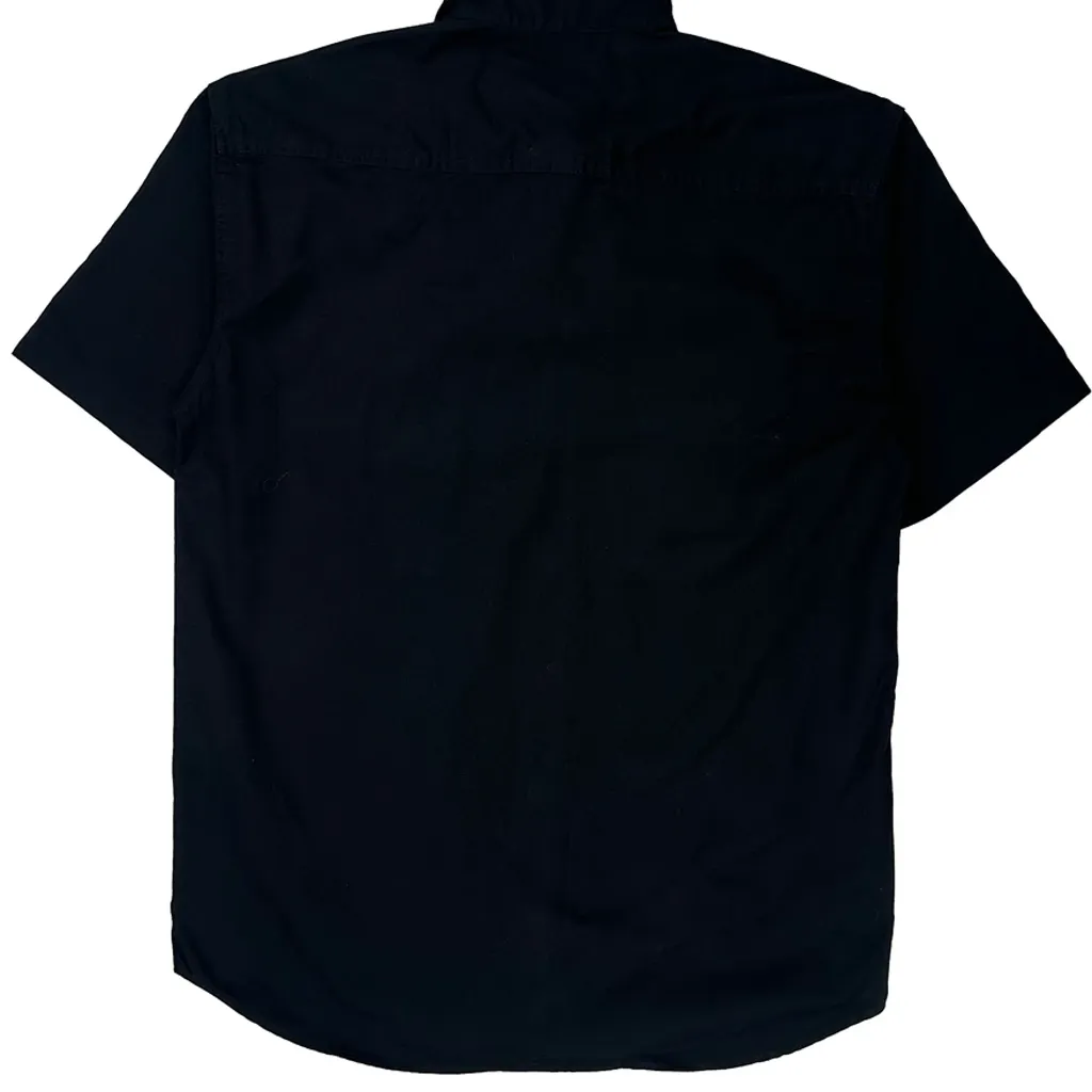 Dickies Short Sleeve Shirt - Medium Black Polyester Blend - Image 6