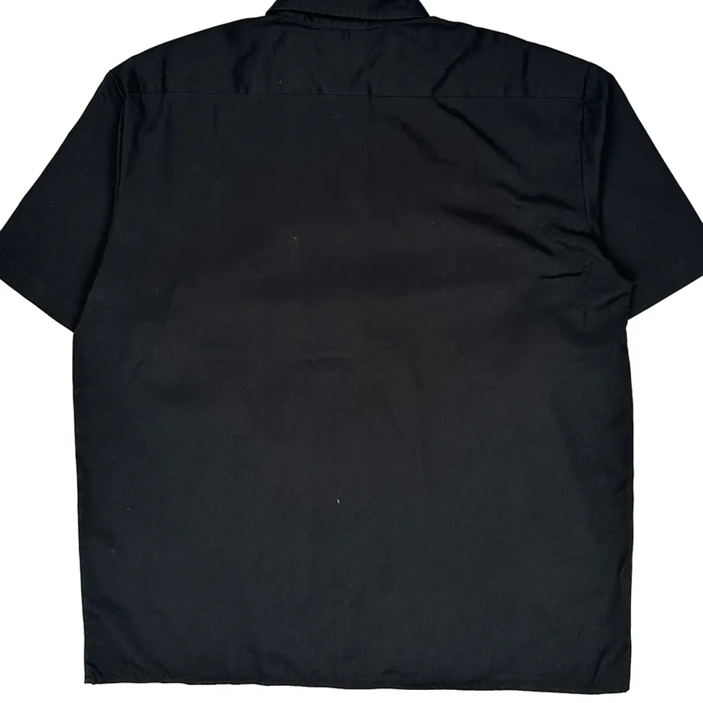 Dickies Short Sleeve Shirt - XL Black Polyester Blend - Image 7
