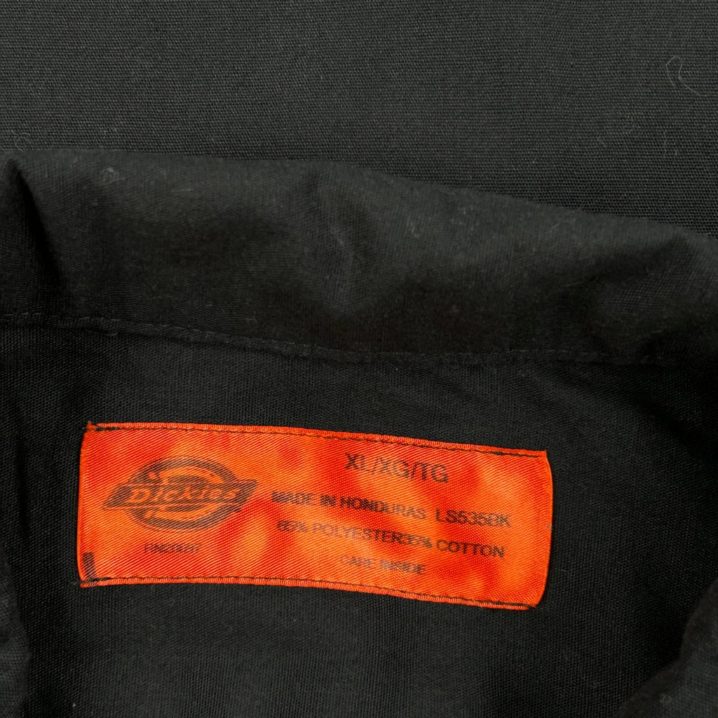 Dickies Short Sleeve Shirt - XL Black Polyester Blend - Image 3