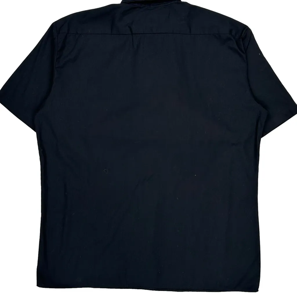 Dickies Short Sleeve Shirt - XL Black Polyester Blend - Image 6