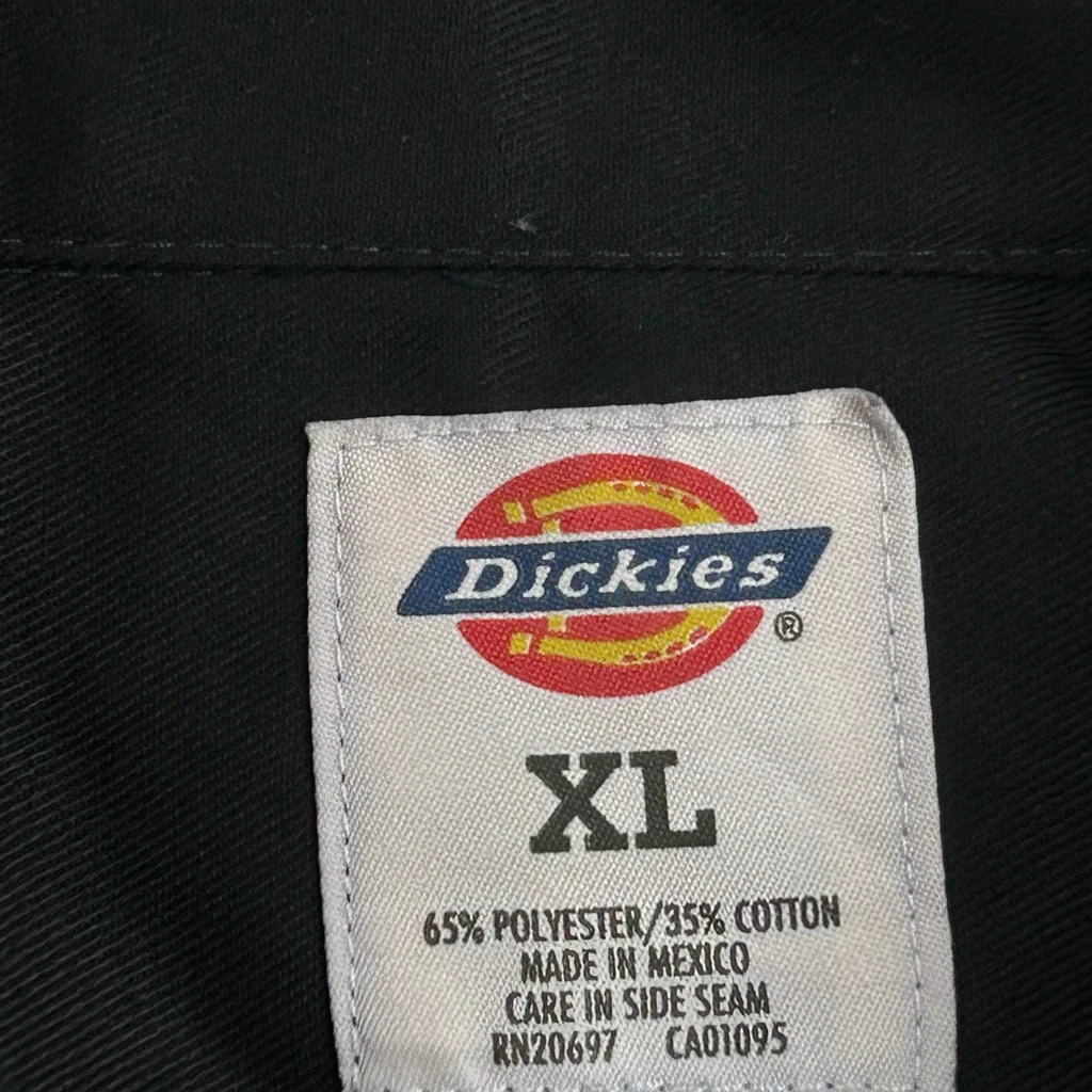 Dickies Short Sleeve Shirt - XL Black Cotton - Image 3