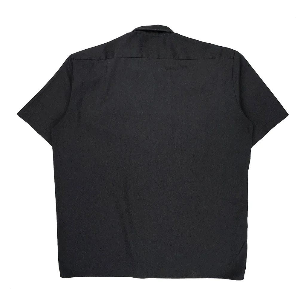 Dickies Short Sleeve Shirt - XL Black Polyester Blend - Image 2