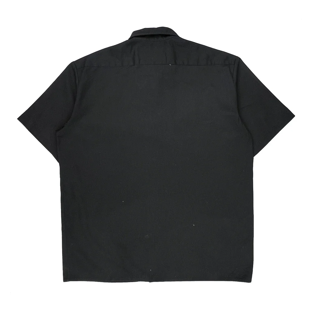 Dickies Short Sleeve Shirt - XL Black Polyester Blend - Image 2